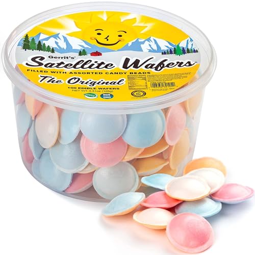 Gerrit's - Satellite Wafers - Original Tub - 100 Pieces - 4.41 oz (125 g)