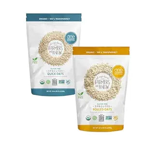 One Degree Sprouted Quick Oats and Rolled Oats, 24oz, 1-Each