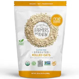 One Degree Sprouted Rolled Oats, 24oz, 1-Pack