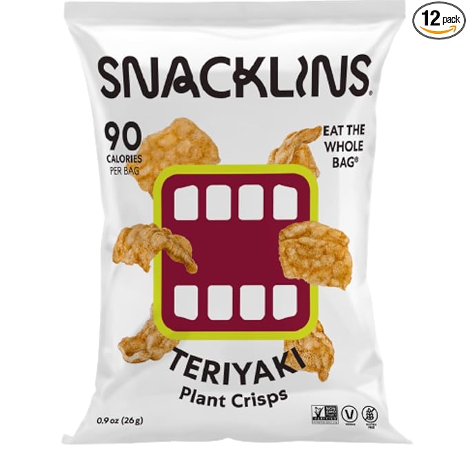 Snacklins Teriyaki, 0.9.oz, 12-Pack