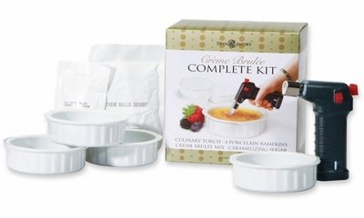 Dean Jacob's Creme Brulee Complete Kit with Culinary Torch