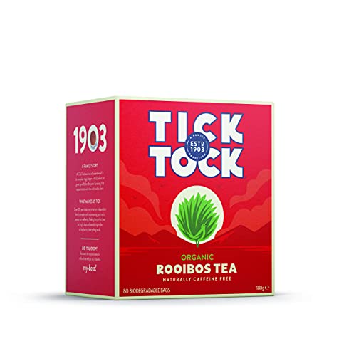 Tick Tock - Organic Rooibos Tea - Red Box - 80-Count