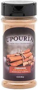 Upouria Cinnamon with Brown Sugar Shakeable Topping, 5.5oz, 6-Pack