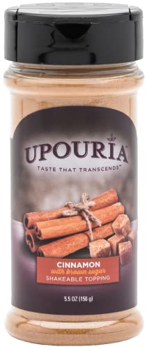 Upouria - Cinnamon with Brown Sugar - 5.5 oz Shakeable Topping Bottle