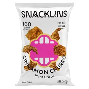 Snacklins Cinnamon Churro, 3oz, 1-Pack