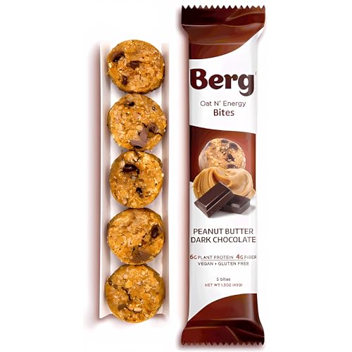 Berg Bites - Peanut Butter And Dark Chocolate - 1.5 oz - 8-Pack