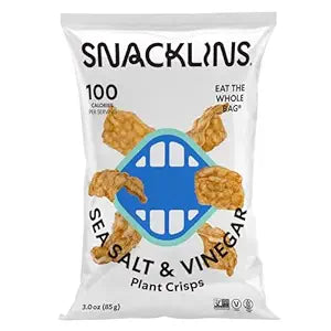 Snacklins Sea Salt and Vinegar, 3oz, 1-Pack