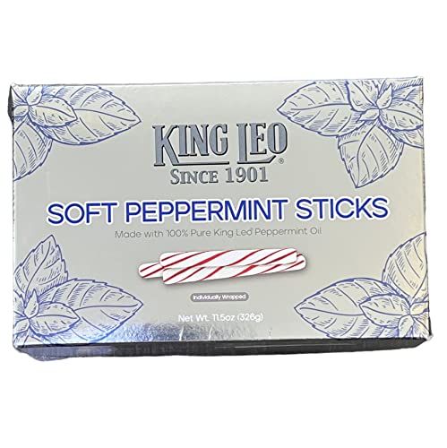 King Leo - Soft Peppermint Sticks - 11.5 oz Box