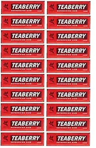 Teaberry Chewing Gum, 5 Sticks, 20 Count