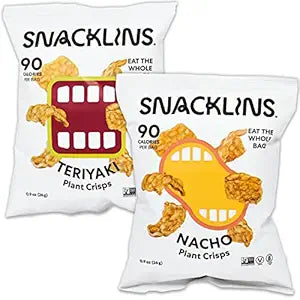 Snacklins Teriyaki and Nacho, 0.9.oz, 12-Pack