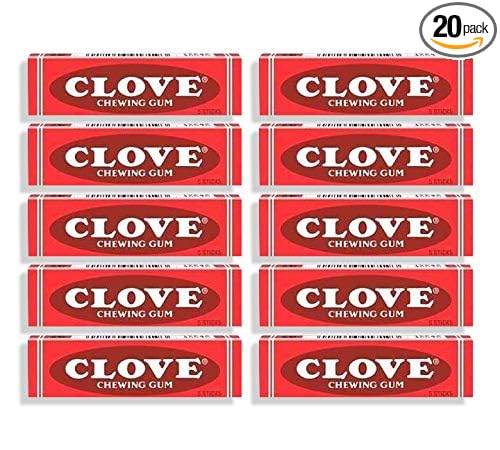 Clove Gum 5 Sticks, 20 Count