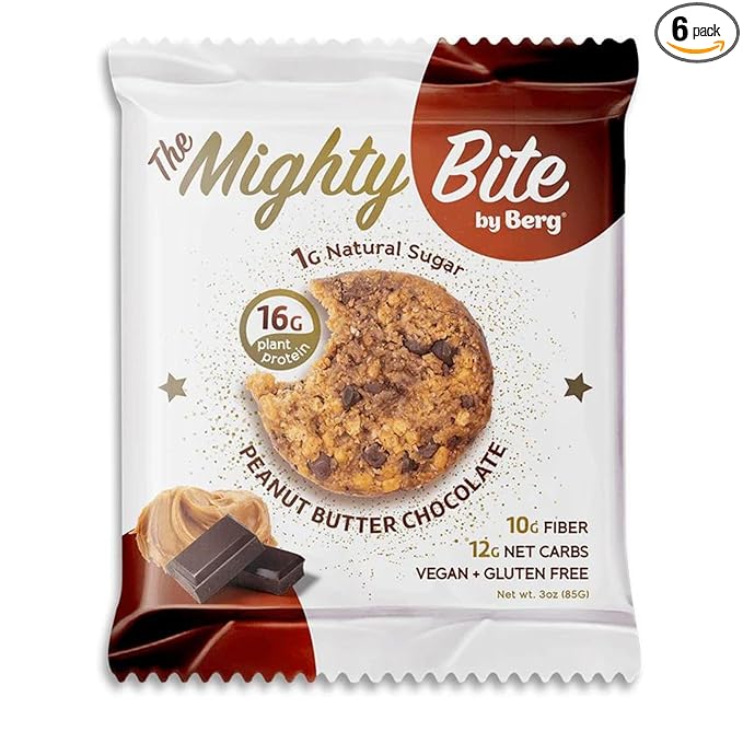 The Mighty Bite by BergPeanut Butter Chocolate, 3oz, 6-pack